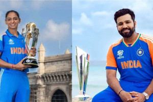  ரோகித் சர்மா, ஹர்மன்பிரீத் கவுருக்கு பத்ம ஶ்ரீ விருது - இந்திய அரசு அறிவிப்பு