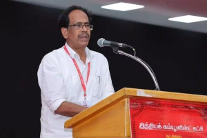 விஜய் பிரதமரை சந்தித்து நிலுவை நிதியை கேட்டுப் பெறவேண்டும்: கம்யூ