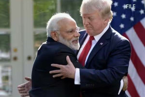 பிரான்சில் பிரதமர் மோடி - அதிபர் டிரம்ப் சந்திப்பு!
