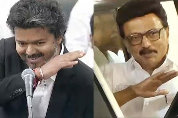 அதே சைகையில் பதிலடி கொடுத்த முதல்வர் விஜய்!