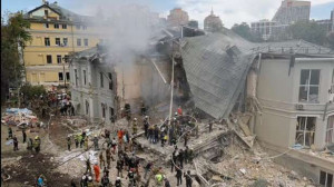 ஐந்துமாத குழந்தைக்கு சத்திரசிகிச்சை இடம்பெற்றுக்கொண்டிருந்தத வேளை ரஸ்யா மேற்கொண்ட தாக்குதல்