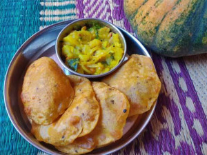 பூசணிக்காய் பூரி