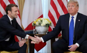 பிரான்ஸ் ஊடகங்களில்  ஜனாதிபதி மக்ரோனை முந்திய டிரம்ப்!!