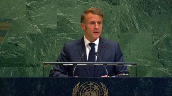 ஆறாத வடு! - பாலஸ்தீனத்தை அங்கீகரித்தார் மக்ரோன்! - வெளிநடப்புச் செய்த இஸ்ரேலிய பிரதிநிதிகள்!!