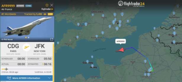 பரிசில் இருந்து நியூயோர்க் நகருக்கு 3.5 மணிநேரத்தில் பயணம்.. எயார் பிரான்சின் அசத்தல் சேவை!