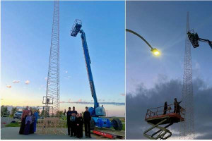  உலகின் மிகப்பெரிய ஐஸ் குச்சியை உருவாக்கிய கனடா