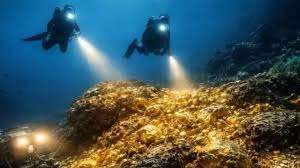 ஆசியாவின் கடலுக்கடியிலான மிகப்பெரிய தங்கப் படிமம்!