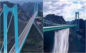 சீனாவின் பொறியியல் அதிசயம்! உலகின் உயரமான பாலம் அமைப்பு