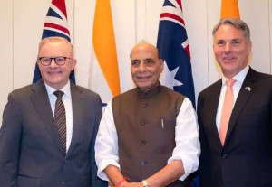 இந்தியா - ஆஸி., இடையே பாதுகாப்புத்துறையில் முக்கிய ஒப்பந்தங்கள் கையெழுத்து