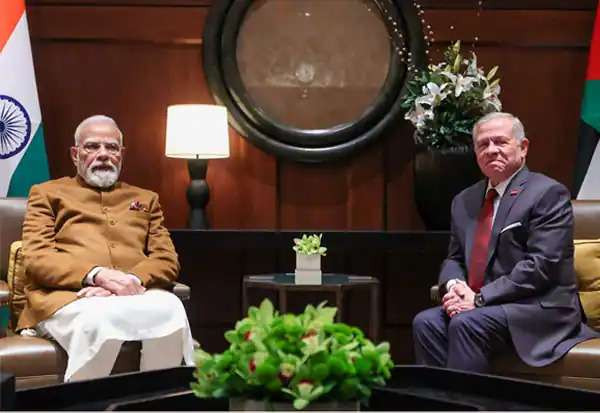 இந்தியா - ஜோர்டான் வர்த்தகம் ரூ.45,000 கோடியாக உயர்த்த இலக்கு