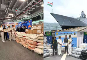 இலங்கையில் வெள்ள மீட்புப் பணிகள் தீவிரம்: உதவிக்கரம் நீட்டும் இந்தியாவின் ஐஎன்எஸ் விக்ராந்த்