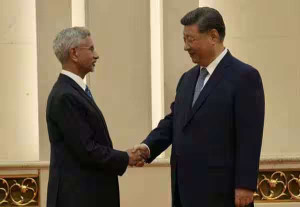 சீன அதிபருடன் இந்திய வெளியுறவு துறை அமைச்சர் ஜெய்சங்கர் சந்திப்பு