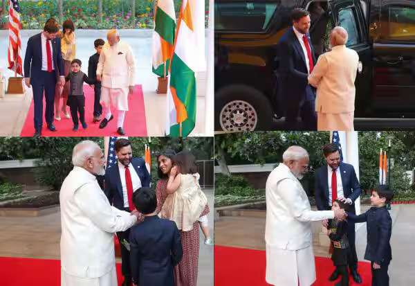 அமெரிக்கா துணை அதிபர் வான்ஸ்- பிரதமர் மோடி சந்திப்பு