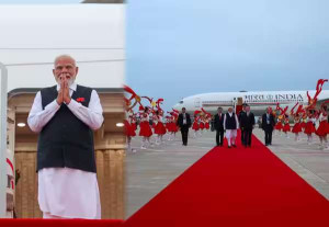 சீனா சென்றடைந்தார் பிரதமர் மோடி; உற்சாக வரவேற்பு