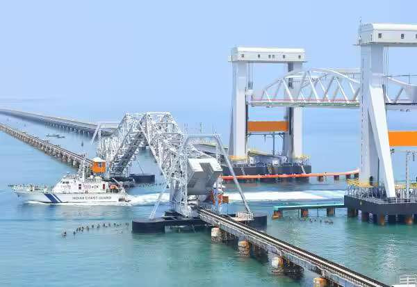 பாம்பன் புதிய பாலம் திறப்பு விழா ஒத்திகை: பிரதமர் மோடி 12 நிமிடம் பார்வையிடுகிறார்