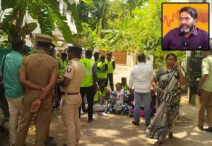 சவுக்கு சங்கர் வீட்டின் மீது தாக்குதல் நடத்திய கும்பல்!