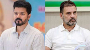 விஜயுடன் காங்கிரஸ் தகவல் பிரிவு தலைவர் பேச்சு! கூட்டணியை மாற்றும் சாத்தியம் குறித்து விவாதம்