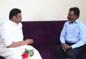 திருமாவளவன் - வைகை - நாகேந்திரன் ஒரே ஹோட்டலில் சந்திப்பு; நடந்தது என்ன?