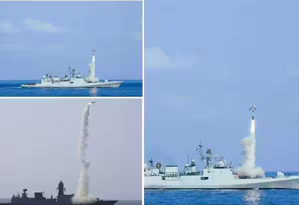 போர்க்கப்பல்களை அழிக்கும் ஏவுகணை சோதனை; இந்திய கடற்படை அசத்தல்!