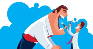 கோபமான நோயாளியும் அதைவிட கோபமான டாக்டரும்