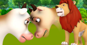 நான்கு பசுக்களும் புலியும்