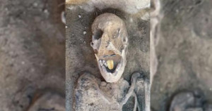 தங்க நாக்கு உடைய மம்மிகள் கண்டுபிடிப்பு