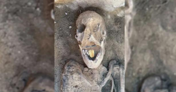 தங்க நாக்கு உடைய மம்மிகள் கண்டுபிடிப்பு