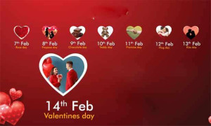 காதலர் வாரத்தின் சிறப்பு நாட்களைப் பற்றி  தெரியுமா ?