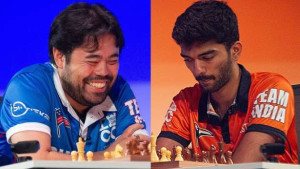  குகேஷின் ராஜாவை தூக்கி வீசிய அமெரிக்க வீரர் 