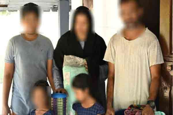 இலங்கை குடும்பம் இந்தியாவில் தஞ்சம்