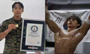 உலக சாதனை படைத்த தென் கொரியா ராணுவ அதிகாரி