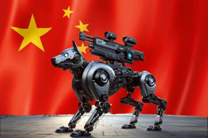 சுடும் ரோபோ நாய்கள்., போர்களுக்கு புதிய யுக்திகளை தயார் செய்யும் சீனா