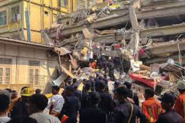 மியான்மர் நாட்டை ஒரே வாரத்தில் இரண்டாவது முறையாக நிலநடுக்கம்