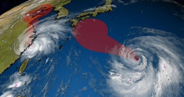 சீனாவில்  'டொக்சூரி' சூறாவளி புயலின் தீவிரம்...  