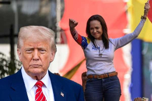 அமைதிக்கான நோபல் பரிசை டிரம்பிற்கு அர்ப்பணிக்கிறேன் - மரியா கொரினா மச்சாடோ