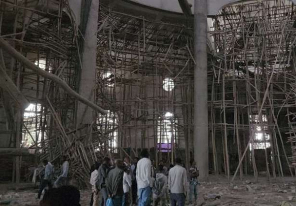 எத்தியோப்பியாவில் தேவாலயத்தில் கட்டடம் இடிந்து விழுந்து - 36 பேர் உயிரிழப்பு