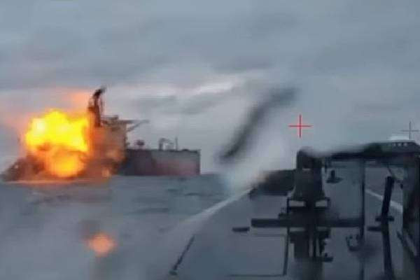 காஸ்பியன் கடலில் ரஷ்யாவிற்கு மீண்டும் மரண அடி கொடுத்த உக்ரைன்