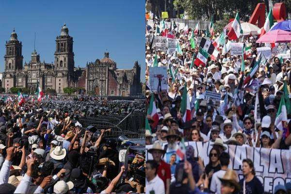  மெக்சிகோவில்  ஆயிரக்கணக்கான Gen Z இளைஞர்கள் போரட்டம்