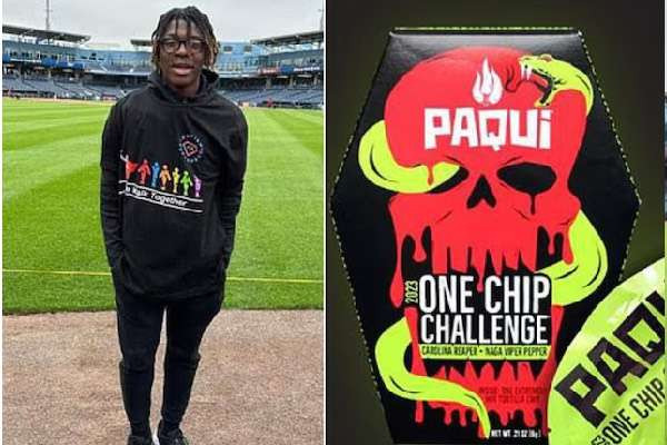 "ஒன் சிப் சேலஞ்ச்” மாரடைப்பில் உயிரை விட்ட 14 வயது சிறுவன்