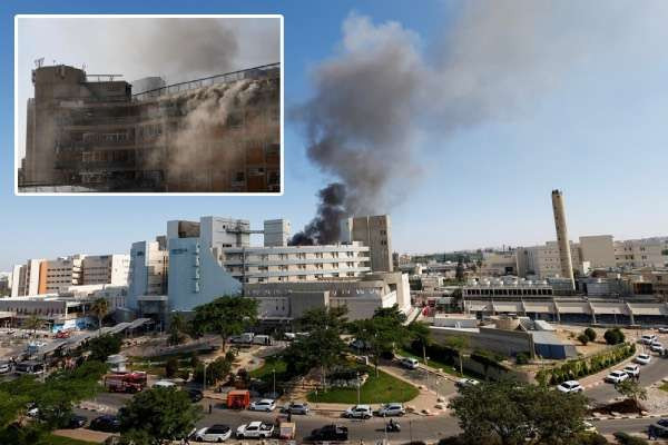 இஸ்ரேல் மருத்துவமனை மீது ஈரான் ஏவுகணை தாக்குதல்