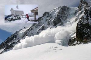 ஆல்ப்ஸ் மலைகளில் சக்திவாய்ந்த வசந்த புயல்