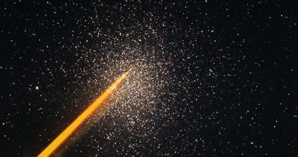 வானில் செயற்கை நட்சத்திரத்தை தோற்றுவித்த வானியலாளர்கள்