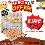 30 முட்டை : 5€99