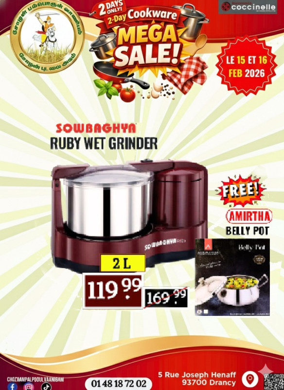 Sowbaggya Ruby Wet Grinder 