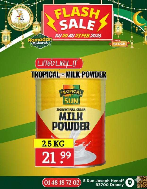 Tropical Milk Powder 