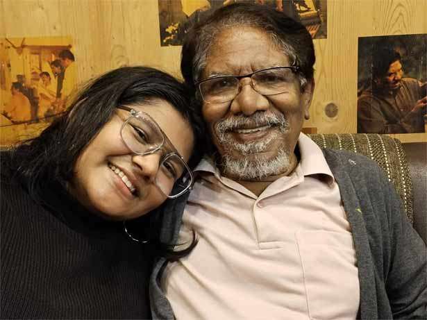 பேத்தியின் இயக்கத்தில் நடித்த பாரதிராஜா...
