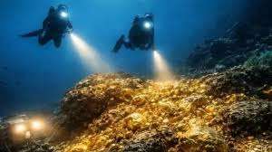 ஆசியாவின் கடலுக்கடியிலான மிகப்பெரிய தங்கப் படிமம்!