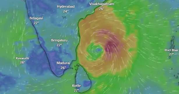 வங்கக்கடலில் உருவானது மிக்ஜம் புயல்...!