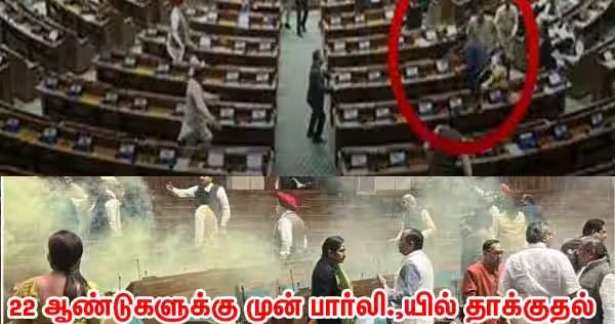 லோக்சபாவில் அத்துமீறல்: அவைக்குள் குதித்து அராஜகம் செய்த 2 பேர் கைது
